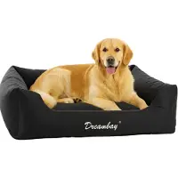 Flamingo - Panier pour chien Dreambay - Noir - 120 x 95 x 28 cm