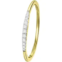 Lucardi Bague or / transparent