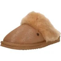 Warmbat Collie Pantoffels Open - Goudkleur - Maat 38