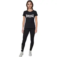 Lonsdale Survêtement 'Jupiner' noir / blanc