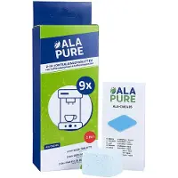 Alapure Pastilles détartrantes 2 en 1 adaptées aux modèles Siemens 00312440 / 00312290 / TZ80032A / 00312445 / série EQ (9 x 40 g)