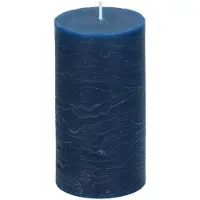 Arti Casa Bougie rustique Ø7xh13cm bleu