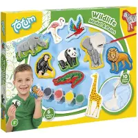Merkloos Gipsguss und Malerei Wildlife