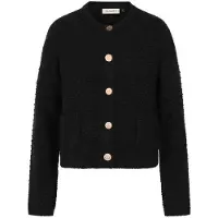 Banned Retro Gilets & Ponchos Rockabilly de - Victoria - Gilet Laine Mélangée - S - 4XL - pour Femme - noir - Taille M