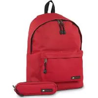 Itaca unisex pour enfant. 25332-04 Sac à dos et sac fourre-tout rouge -31x43x14cm (OSFA), Casuel, Polyester, mode enfantine