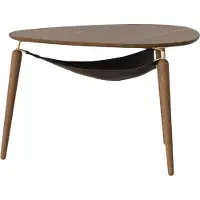 UMAGE Hang Out Table Basse Dark Oak | Brass