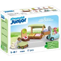 Playmobil geobra Brandstätter Stiftung & Co.K Junior : étal de produitset chariot élévateur