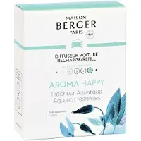 Maison Berger Parfum de Voiture Maison Berger Recharge Happy Fraîcheur Aquatique / Aquatic Freshness 2 Pièces