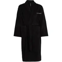 Karl Lagerfeld Peignoir long noir / blanc