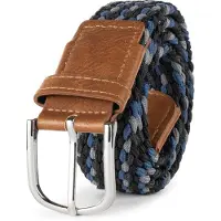 INDICODE JEANS Ceinture 'Anders' bleu / marron