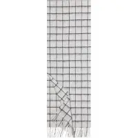 Roeckl Écharpe 'SQUARE WOOL' anthracite / gris clair / gris foncé