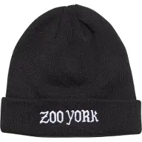 ZOO YORK Bonnet noir / blanc
