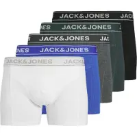 Jack & Jones Junior Sous-vêtements 'JACBLACK FRIDAY' bleu roi / gris chiné / vert foncé / blanc