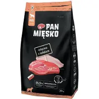 PAN MIĘSKO Veal With Turkey Xs Wet Cat Food 20kg Rose 20kg