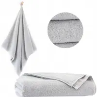 Zwoltex Serviette Liczi 2 50x100 argent métallisé 400 g/m2 23
