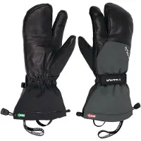 Camp - Moufles d'alpinisme en PrimaLoft&reg; - Split Mitt N en Cuir - Taille M - Noir