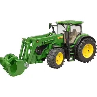 BRUDER 03151 John Deere 7r 350 With Frontloader Construction Game Vert Enfants