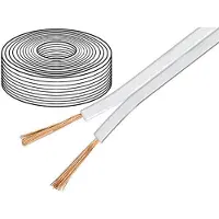 Pro Câble pour haut-parleur - 10 mètres sur bobine - 0,5 mm². -