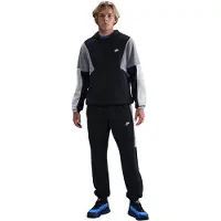 Nike Survêtement 'CLUB FLEECE' gris / noir / blanc