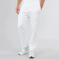 Bench Joggers Riota Homme Ourlet Ouvert Gris Clair Chiné