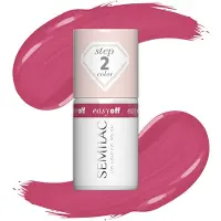Semilac Vernis à Ongles en Gel Easy Off Étape 2 (Corail rose)