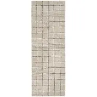 Lorena Canals Tapis mosaïque en laine et grès 80x230cm