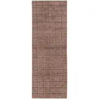 Lorena Canals Tapis en laine et quartz mosaïque 80x230cm