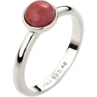 Elli Bague 'Achat' rouge / argent