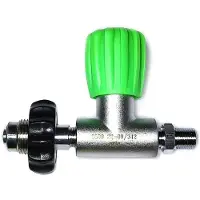 Metalsub M26 Bauer Drain Male Connector Valve Argenté