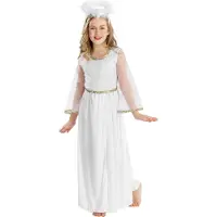 Dressforfun girls costume enchanted angel 116 (5-7y) - fancy dress up halloween party wear carnival costume carnaval party wear - 300222