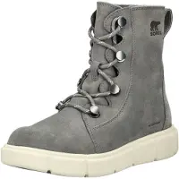 Sorel Bottines à lacets gris / blanc