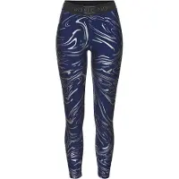 LASCANA Pantalon de sport bleu marine / noir / argent