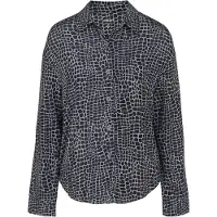 JOOP! Chemise de nuit ' Luxe Modal Printed ' noir