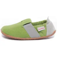 Giesswein Pantoufle ' Söll' gris / vert gazon