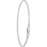 Lucardi Bracelet 'Basic' argent