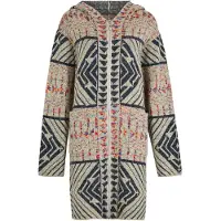 Apricot Manteau en tricot pierre