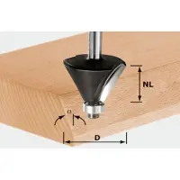 Festool Fraise à chanfreiner HW S8 D36/45