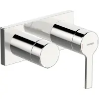 Hansa Hansaronda Mitigeur de bain et douche, encastré, rosace carrée, 44599583