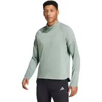 Adidas Ultimate Hi Vis Reflective Half Zip Sweatshirt Vert M Homme