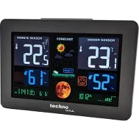 Technoline WS 6469 Station météo, Couleur:Noir
