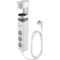 IOIO 41212 SL 3000 3-fach Tischsteckdose 1,5 m weiß mit USB-Buchse