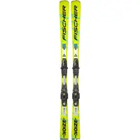 Fischer - Packs (skis + fix) - Skis de piste - RC4 Noize ST Yellow Superflex + RC4 Z12 Gw 2026 en Titane - Taille 160 cm - Jaune