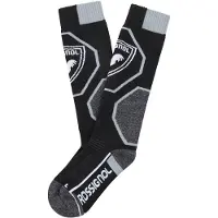 Rossignol - Chaussettes de ski - Jr Speed Confort Socks Black en Laine - Taille Enfant XS - Noir