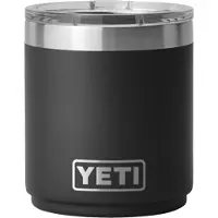 Yeti Rambler Stackable Lowball 10oz Mag Slider Lid, Black, gobelets isothermes empilables avec couvercle, 295 ml