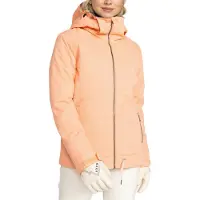 Roxy - Veste de ski chaude - Meade Jacket Peach Pink pour Femme - Taille M - Rose