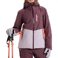 Roxy - Veste de ski/snowboard - Stormdash Jacket Huckleberry pour Femme en Matières Recyclées - Taille M - Bordeaux
