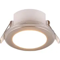 TRIO Luminaire encastré rond argenté RGB avec télécommande LED 5W ARGUS