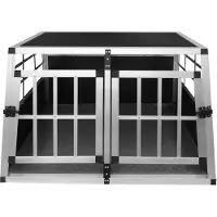 Monster Caisse de transport pour chiens en voiture - Petite caisse double