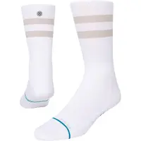 Stance - Chaussettes de trail/running - Franchise Ul Crew White en Coton - Taille 38-42 - Blanc