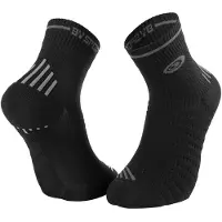 BV Sport - Chaussettes de trail/running - Socquettes Run Marathon Noir/Gris - Taille 45-47